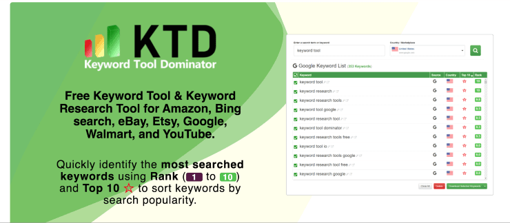 أداة keyword tool dominator